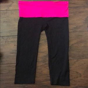 Hot pink workout leggings